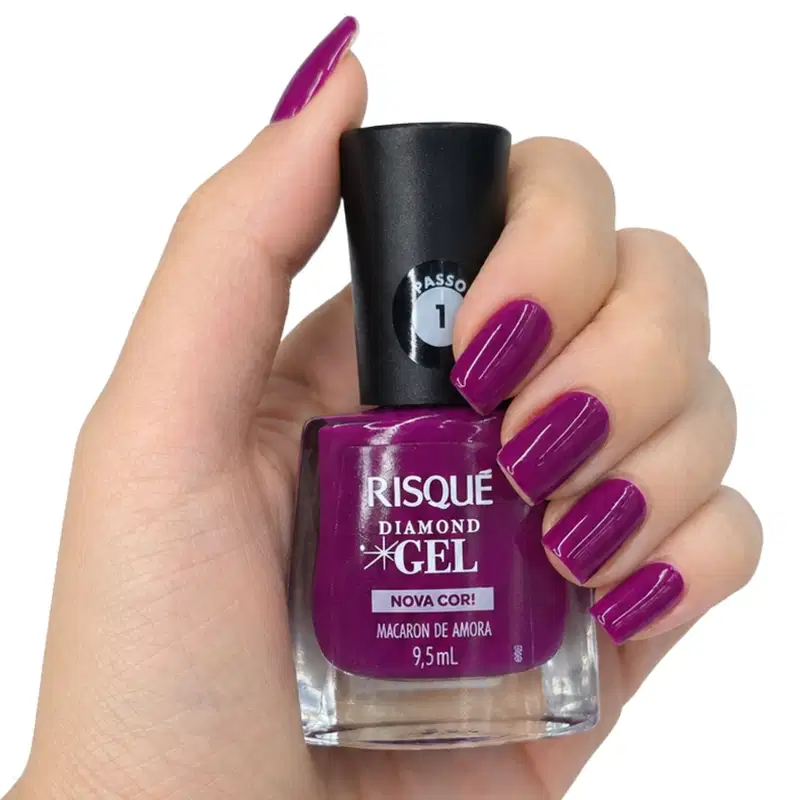 Risque Diamond Gel Esmalte Macaron de Amora 9,5ml