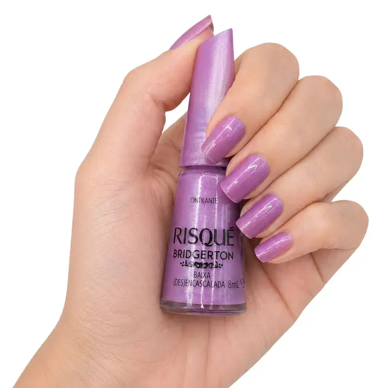 Risque Bridgerton Esmalte Cintilante Paixão (Des)Mascarada 8ml