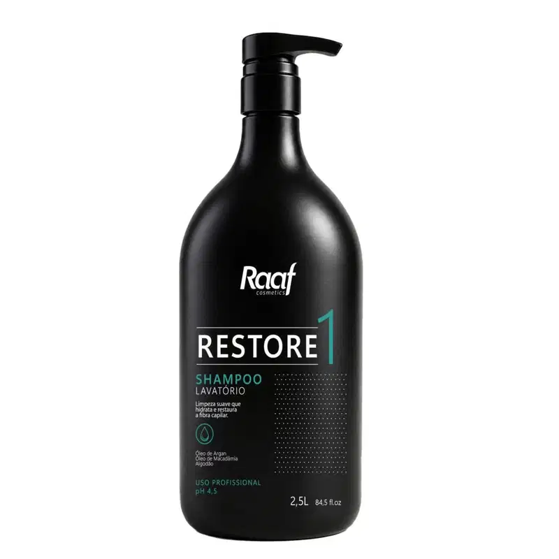 Shampoo Profissional Lavatório Restore Raaf Cosmetics - 2,5l