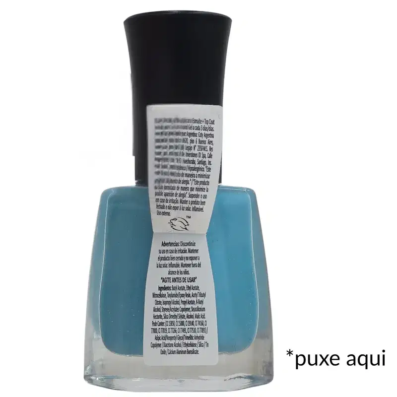 Risque Diamond Esmalte Azul Capri Gel 9,5ml