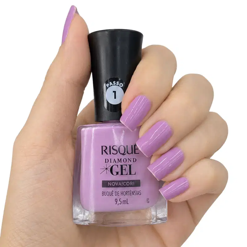 Risque Diamond Esmalte Buquê de Hortênsias Gel 9,5ml