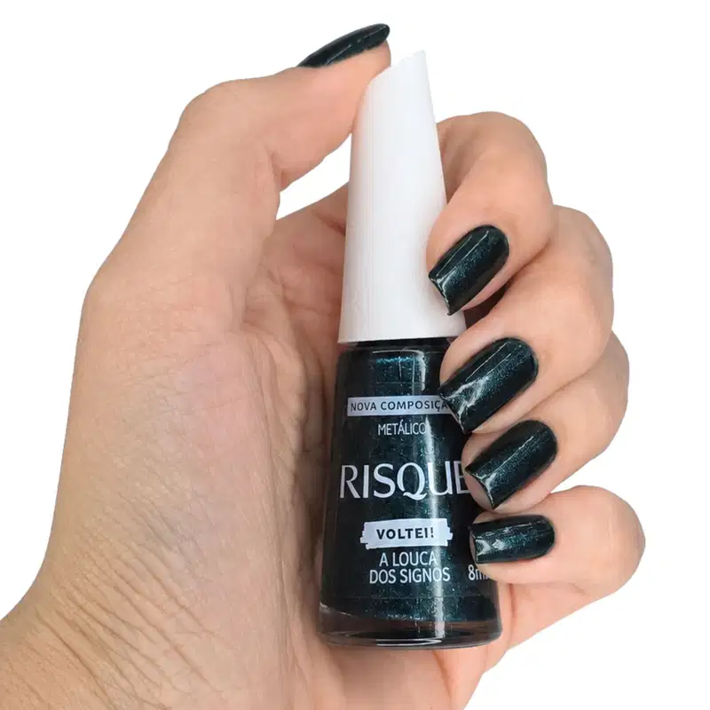 Risque Esmalte Metálico A Louca dos Signos Blíster 8ml