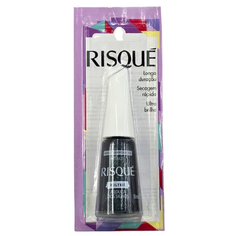 Risque Esmalte Metálico A Louca dos Signos Blíster 8ml
