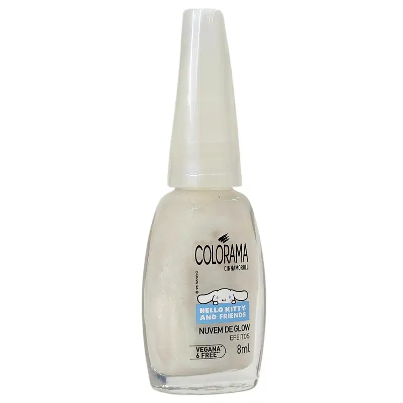 Colorama Hello Kitty And Friends Esmalte Efeitos Nuvem de Glow Cinnamoroll 8ml