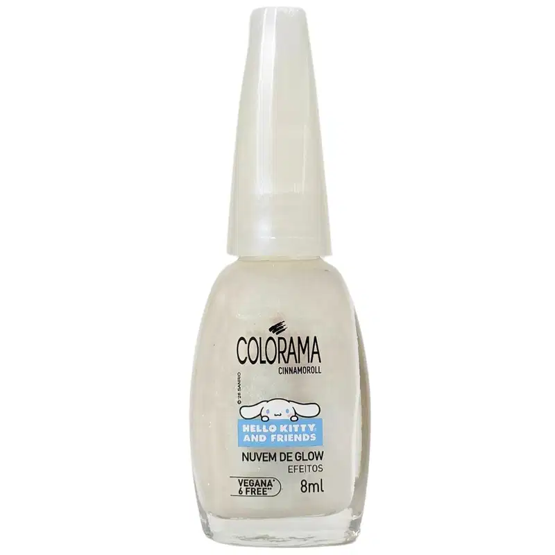 Colorama Hello Kitty And Friends Esmalte Efeitos Nuvem de Glow Cinnamoroll 8ml