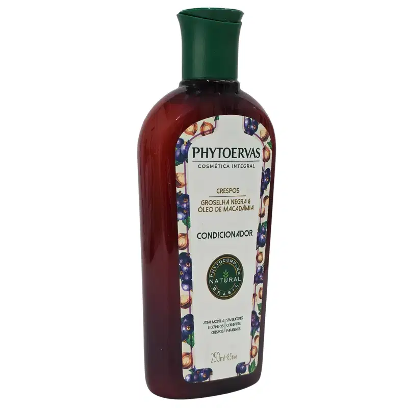 Phytoervas Crespos Groselha Condicionador Negra & Óleo de Macadâmia 250ml