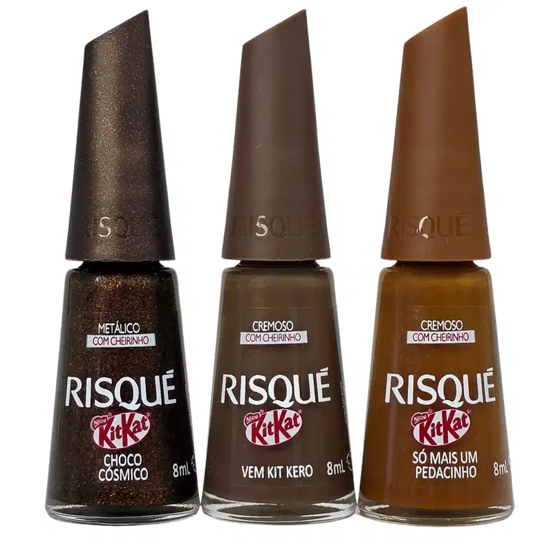 Kit Risque Kit Kat Esmalte Coleção Completa 9 Cores