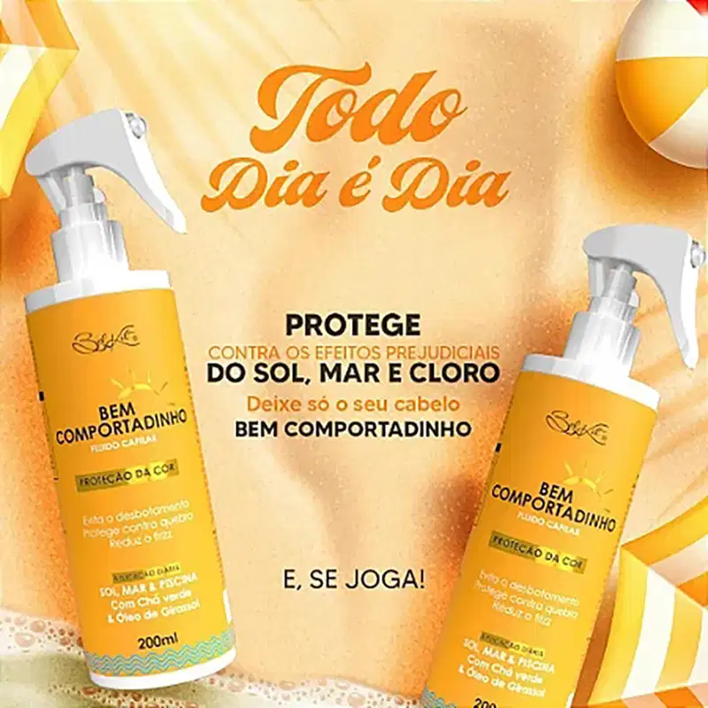 Belkit Bem Comportadinho Proteção da Cor Antifrizz - Fluido Capilar 200ml