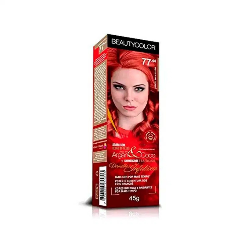 Tintura Beauty Color 77.44 Vermelho Seducao