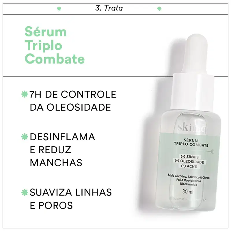 Sérum Facial Triplo Combate Skin.q 30ml