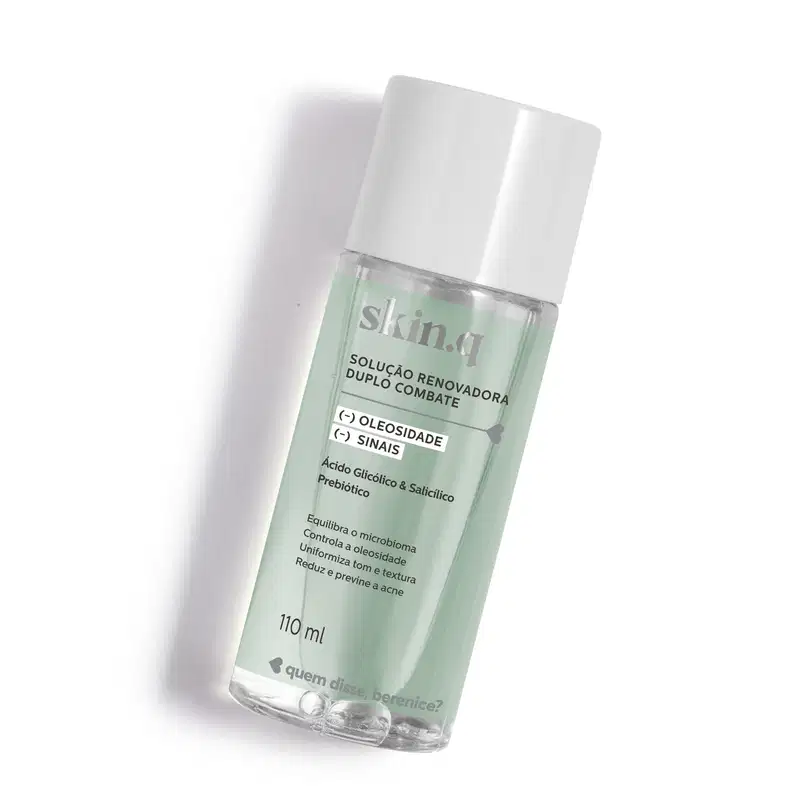 Solução Renovadora Facial Duplo Combate Skin.q 110ml