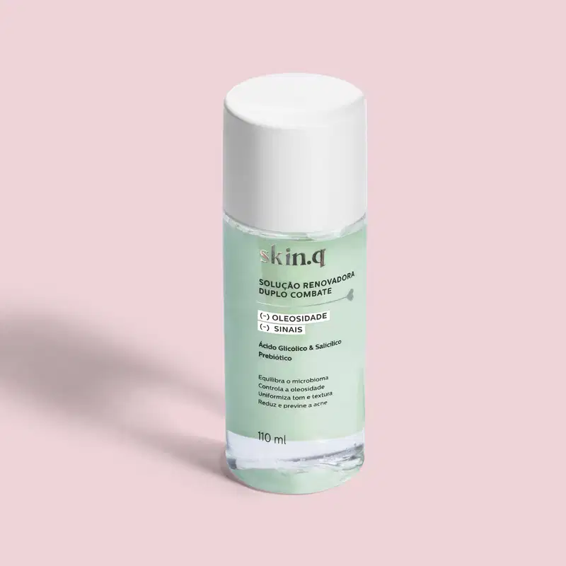 Solução Renovadora Facial Duplo Combate Skin.q 110ml