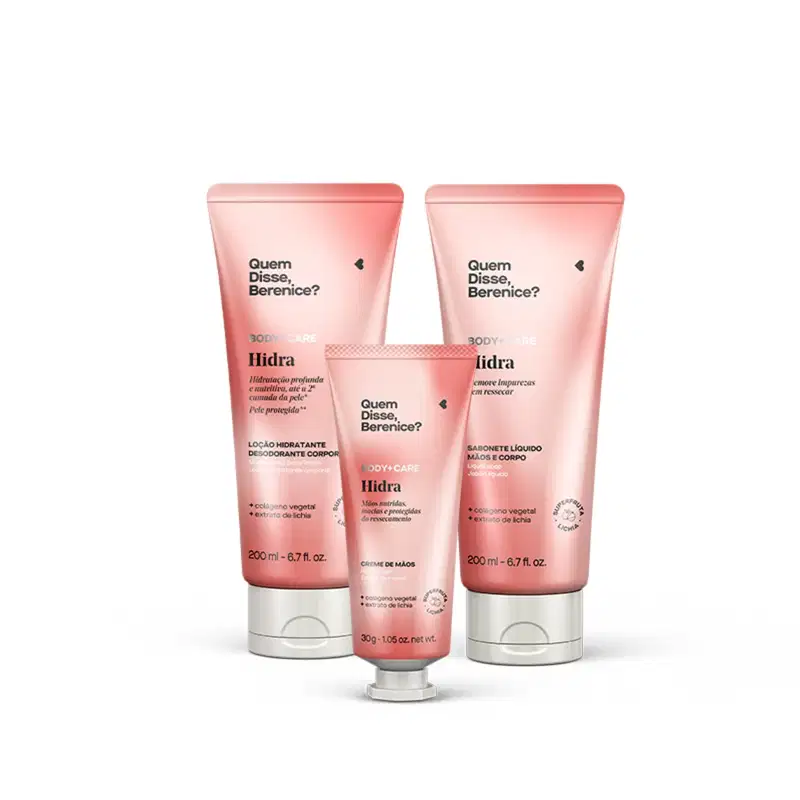 Kit Hidra: Cuidados para Corpo e Mãos - 200ml