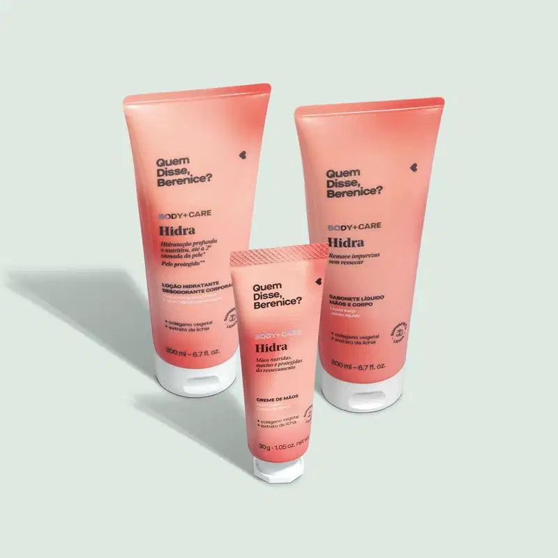 Kit Hidra: Cuidados para Corpo e Mãos - 200ml