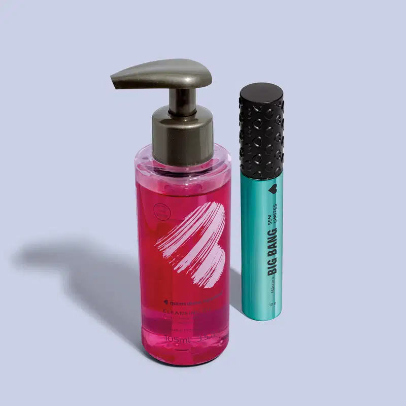 Combo Máscara de Cílios 10g + Demaquilante Cleasing Oil 105ml