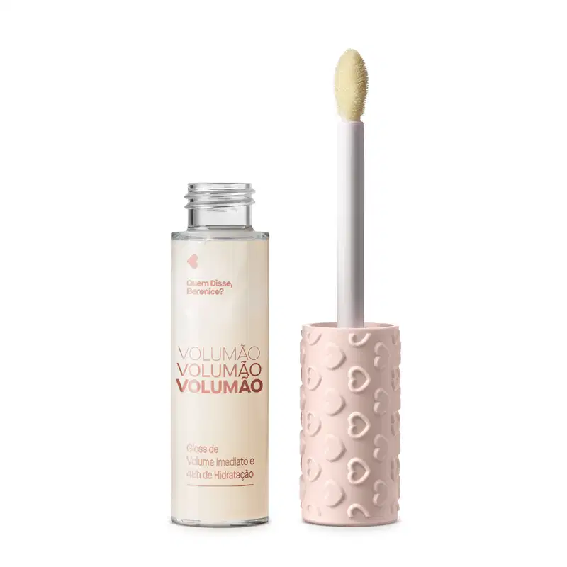 Gloss Labial Incolor Nasci Assim Volumão 9,5ml