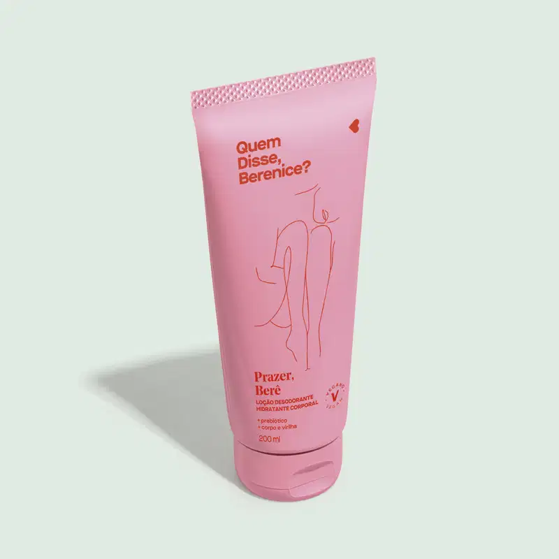 Loção Desodorante Hidratante Corporal Prazer Berê 200ml
