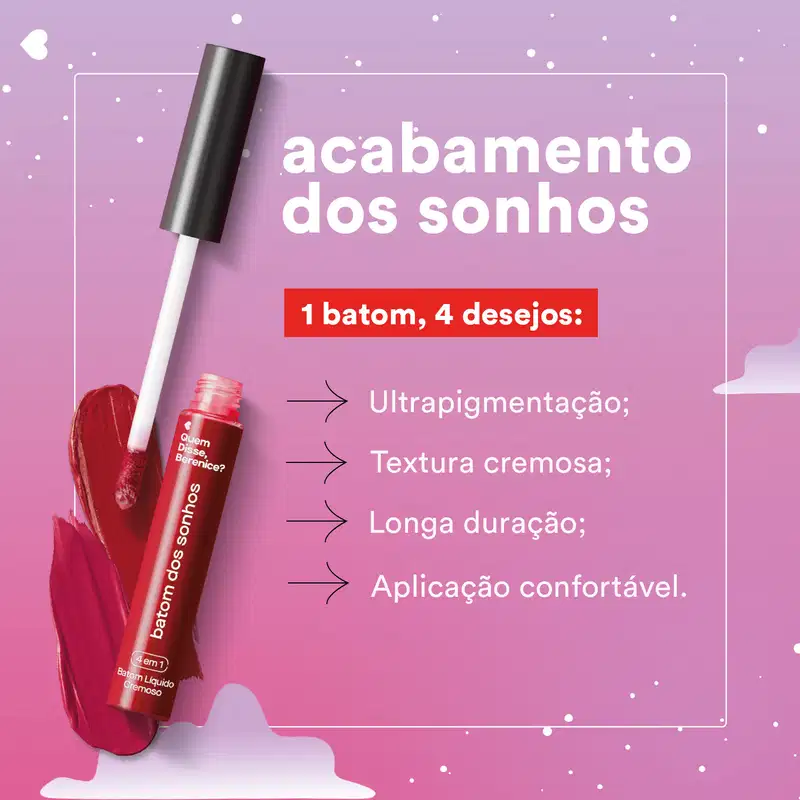 Batom Líquido Cremoso dos Sonhos Terracota Empatia 5ml