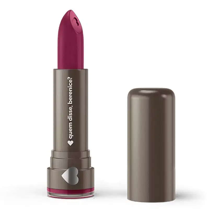Batom Mate Alta Pigmentação Vermelho Vermereja 3,8g