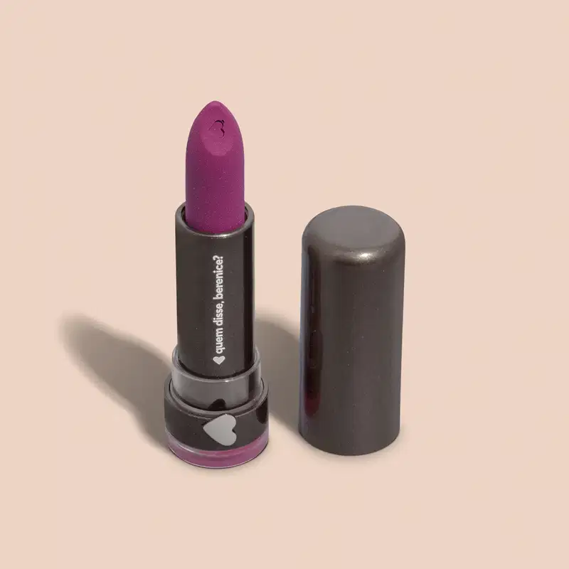 Batom Mate Alta Pigmentação Roxo Vinhosa 3,8g