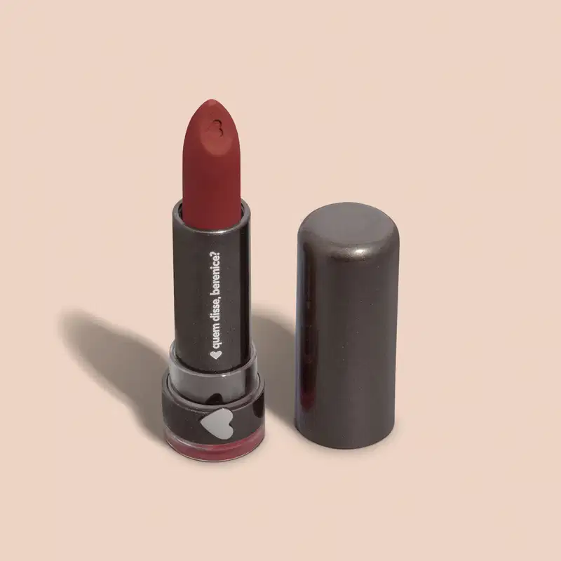 Batom Mate Vermelho Vermelhou Alta Pigmentação 3,8g