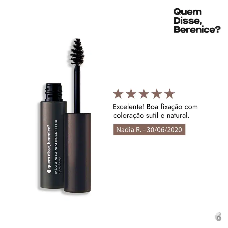 Quem Disse, Berenice? Escurete - Máscara para Sobrancelha 3g