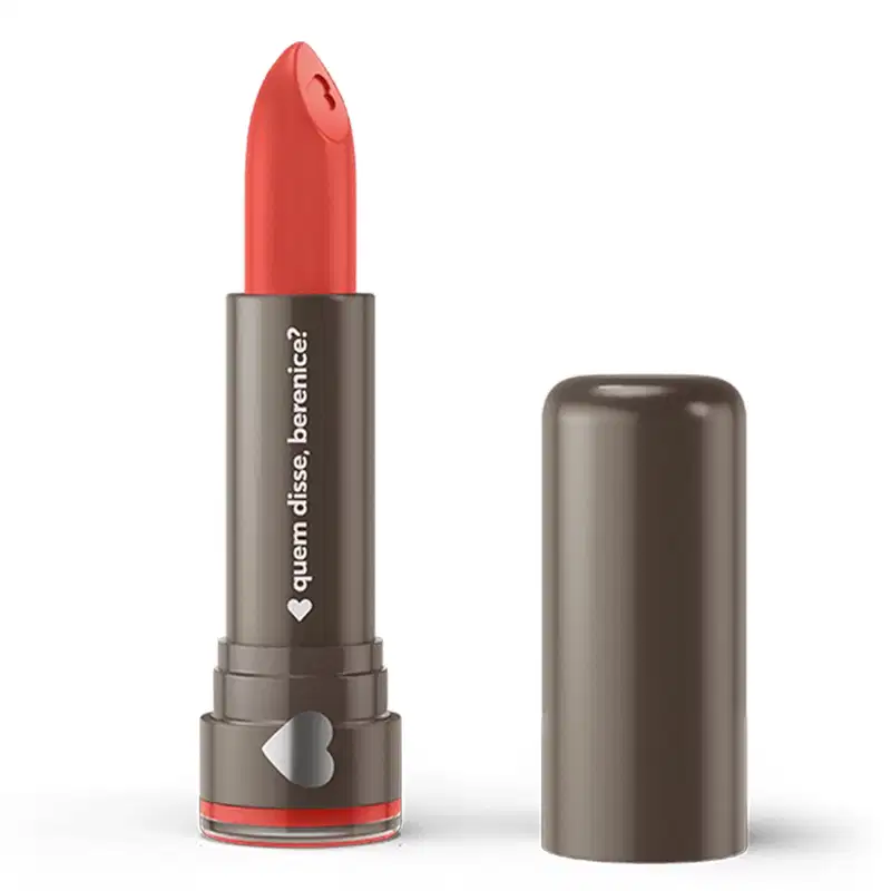 Batom Mate Vermelho Vermelaranja Alta Pigmentação 3,8g