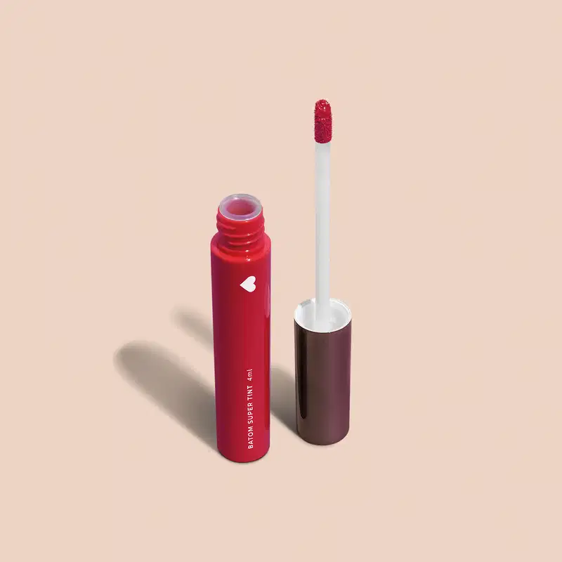 Batom Super Tint Vermelho Vevetint 4ml