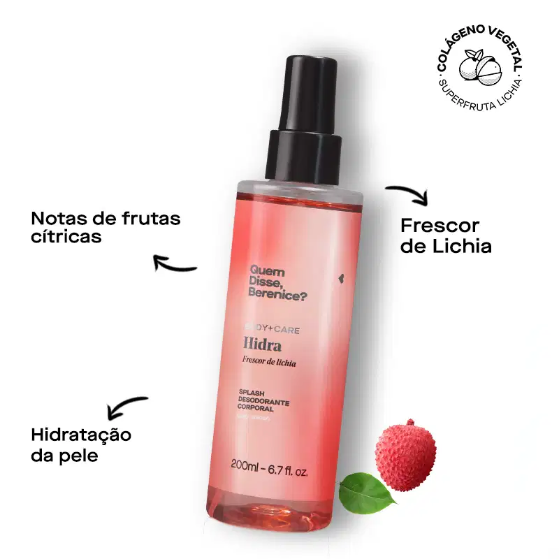 Hidra Splash Lichia Desodorante Colonia 200ml