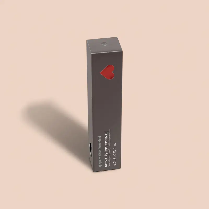 Batom Líquido Vermelho Beijo que Fica SuperMate 4ml