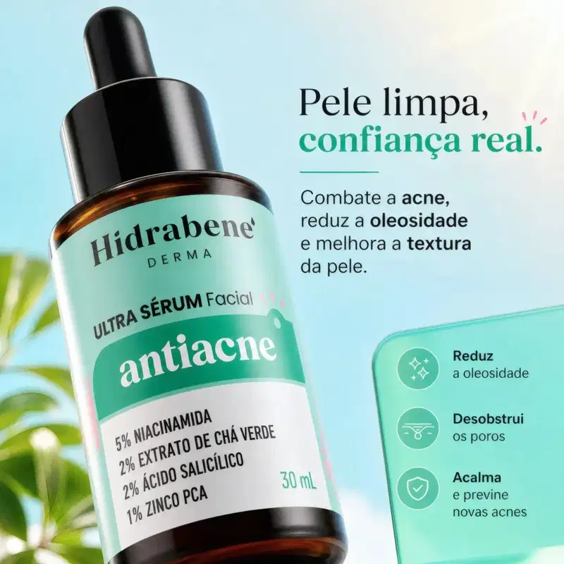 HIDRABENE SERUM FACIAL ANTIACNE - 30 ML