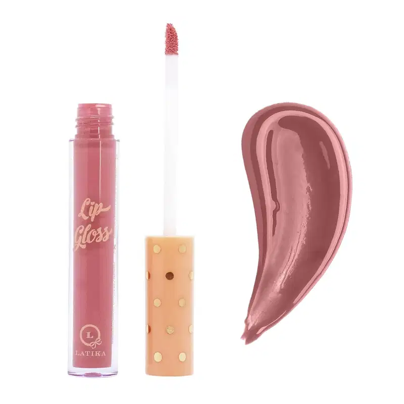Kit 4 Lip Gloss Labial Latika Brilho Hidratante Efeito Molhado Cor Nude Elegante 41,46,48 e 50