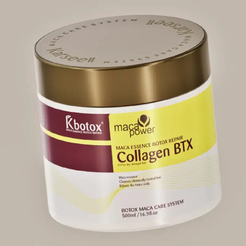 KBotox Collagen BTX Capilar Karseell 500g Maca Power + Kit Aplicação - Liso Espelhado
