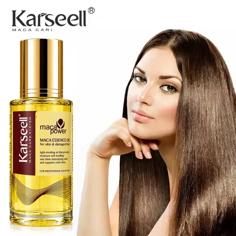 Kit Karseell Máscara Capilar Reconstrução Nano 300g + Óleo Maca Power 50ml