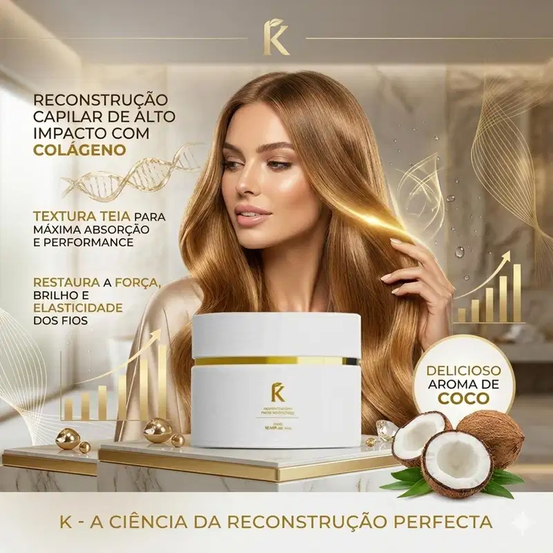 Kit Karseell Reconstrução Capilar Maca Power Profissional (4 itens)
