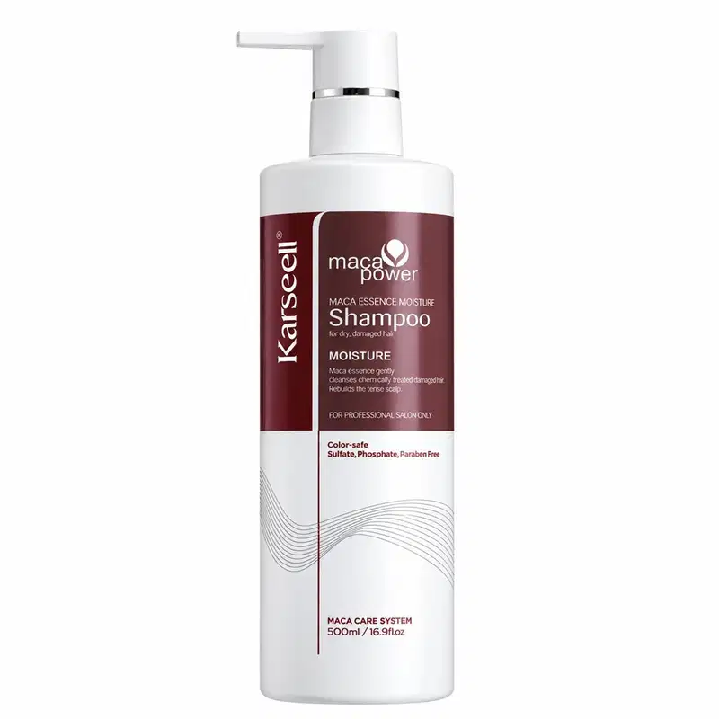 Kit Karseell Maca Power Shampoo 500ml + Máscara Matizadora Purple 500ml + Óleo 50ml + Escova