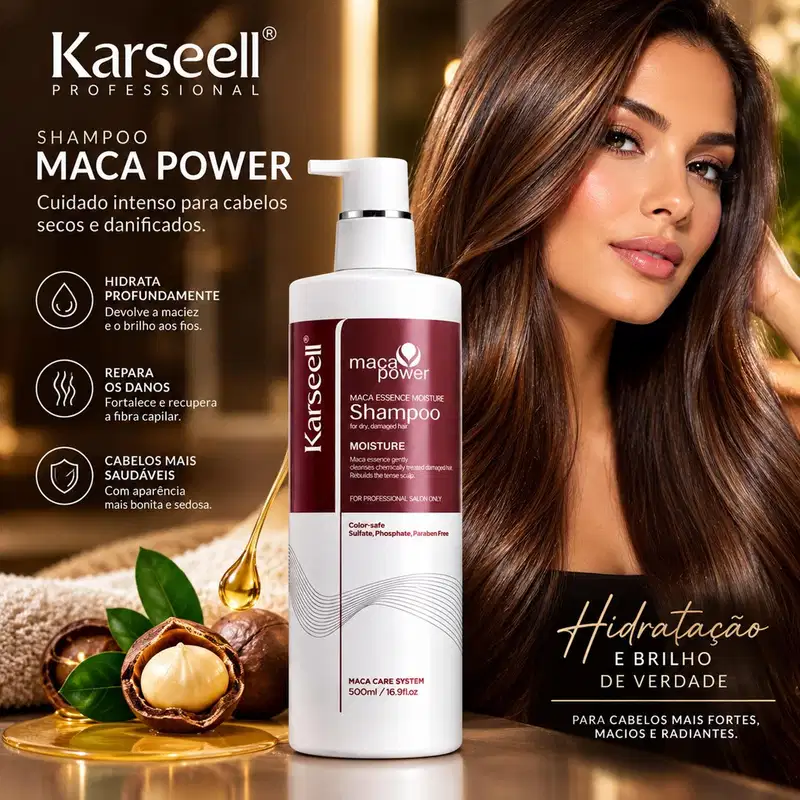 Shampoo Karseell Maca Essence Moisture Profissional 500ml