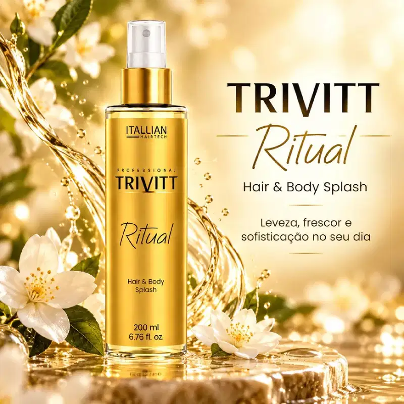 Body Splash Ritual Trivitt Perfume Corpo E Cabelo 200ml