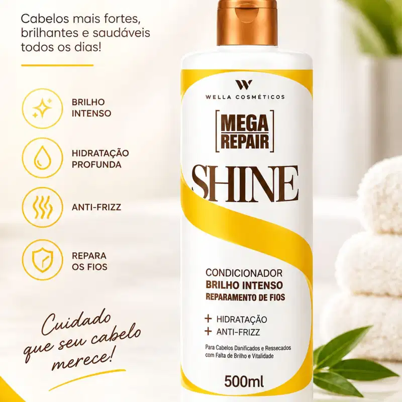 Condicionador Wever Mega Repair Banho de Verniz 500ml