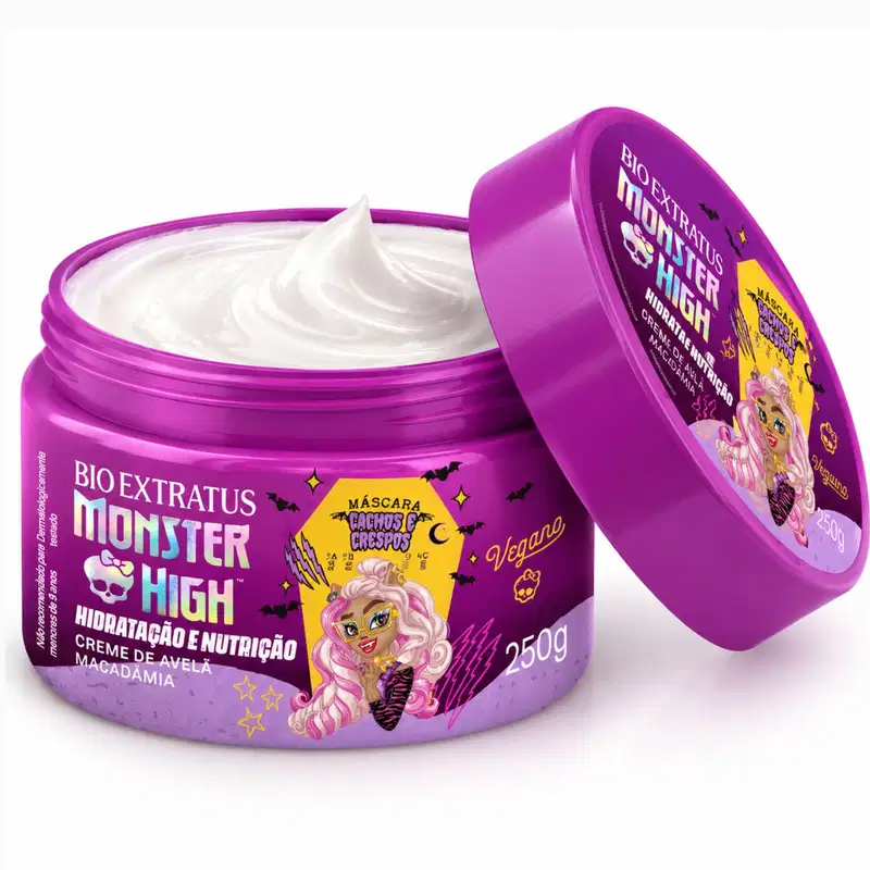 Bio Extratus Máscara Capilar Kids Monster High Cachos  250g