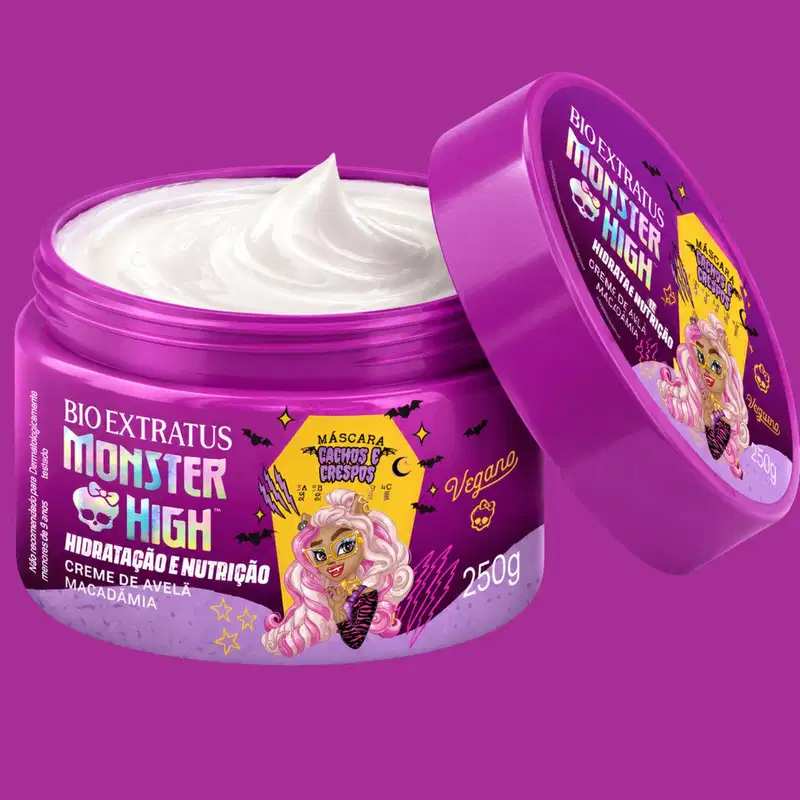 Bio Extratus Máscara Capilar Kids Monster High Cachos  250g