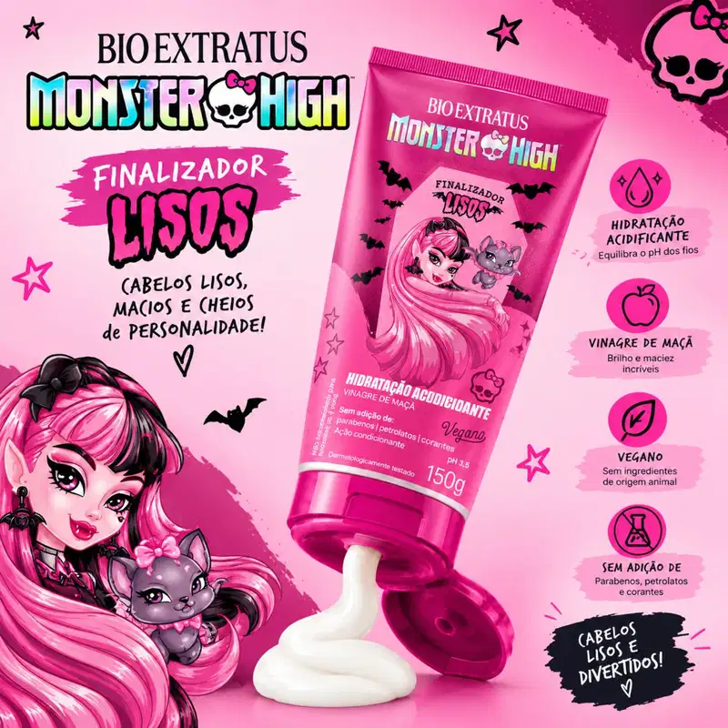 Bio Extratus Finalizador Kids Monster High Liso 150g