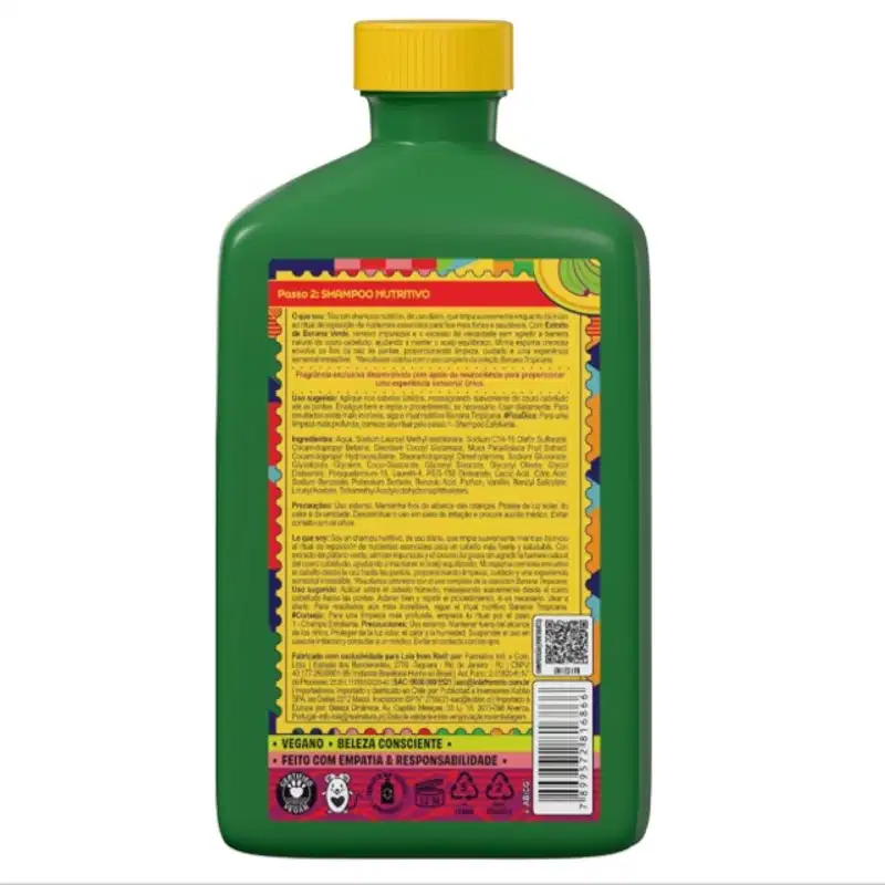 Lola Cosmetics Banana Tropicana Shampoo Nutritivo 250ml