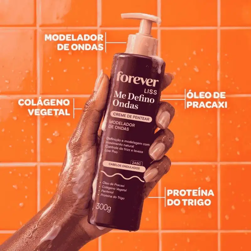 Creme de Pentear Forever Liss Me Defino Ondas 300g Modelador