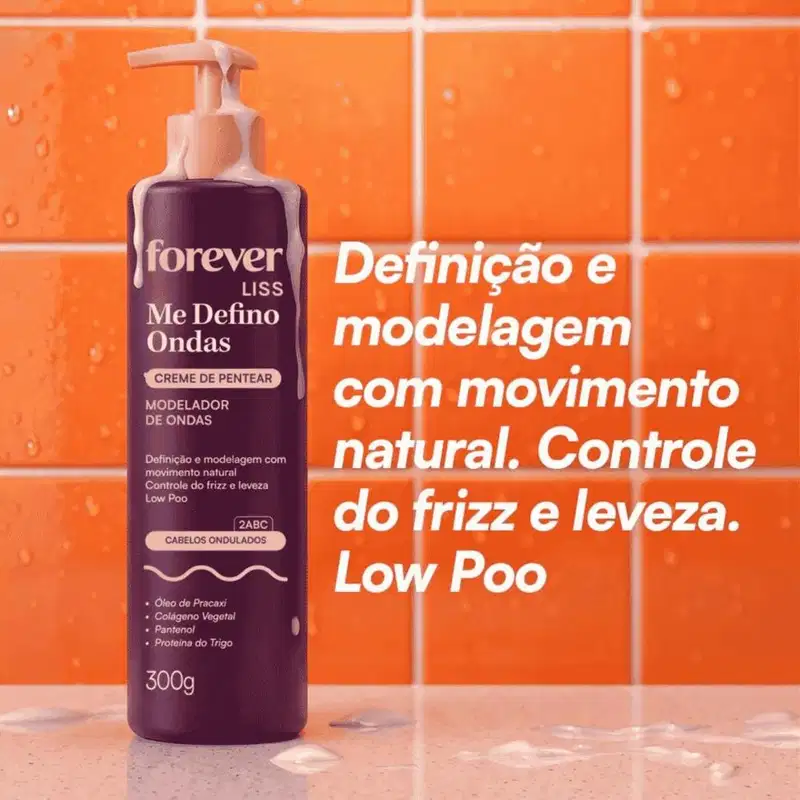 Creme de Pentear Forever Liss Me Defino Ondas 300g Modelador