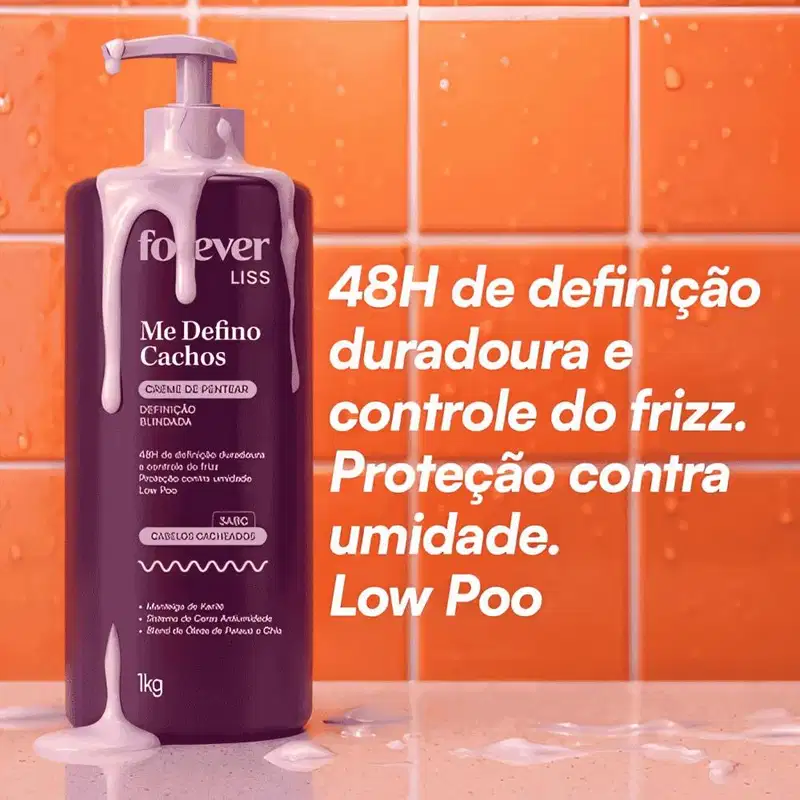 Creme de Pentear Forever Liss Me Defino Cachos 1kg Nutrição