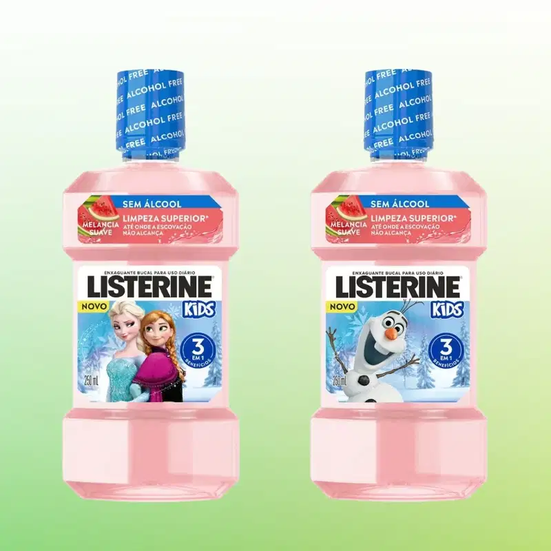 Enxaguante Listerine Suave Melancia Frozen 250ml
