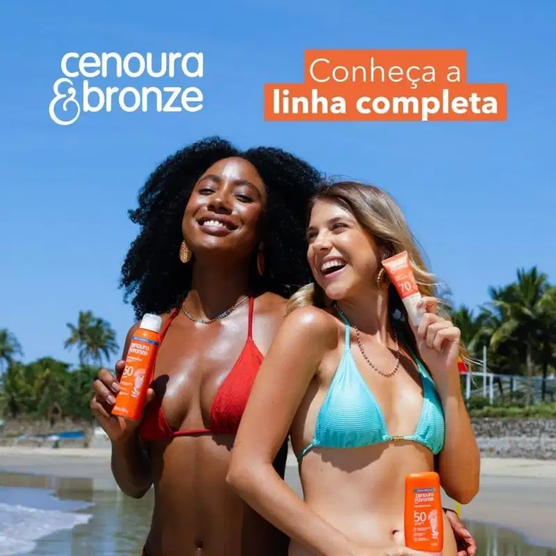 Cenoura & Bronze Protetor Solar Facial FPS 70 50g Diário