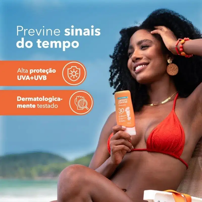 Cenoura & Bronze Protetor Solar FPS 30 Corporal 200ml UVA