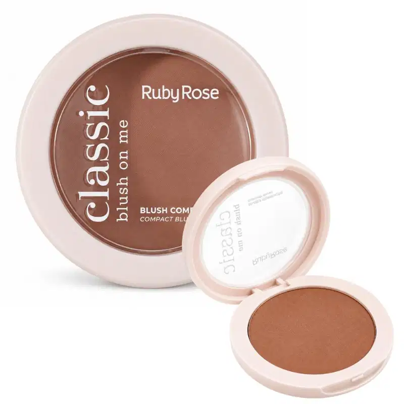 Blush Compacto Ruby Rose Classic Blush On Me Mauve Memory Hb-m11-2 5g